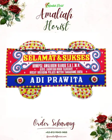 Papan Bunga Ucapan Selamat Landasan Ulin Tengah