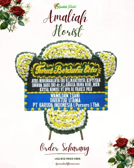 Papan Bunga Duka Landasan Ulin Tengah